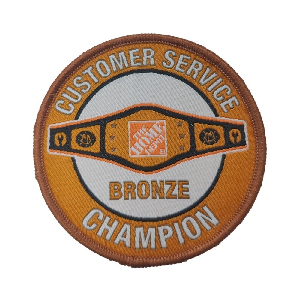 HOME DEPOT Customer Service Champion Patch Bronze